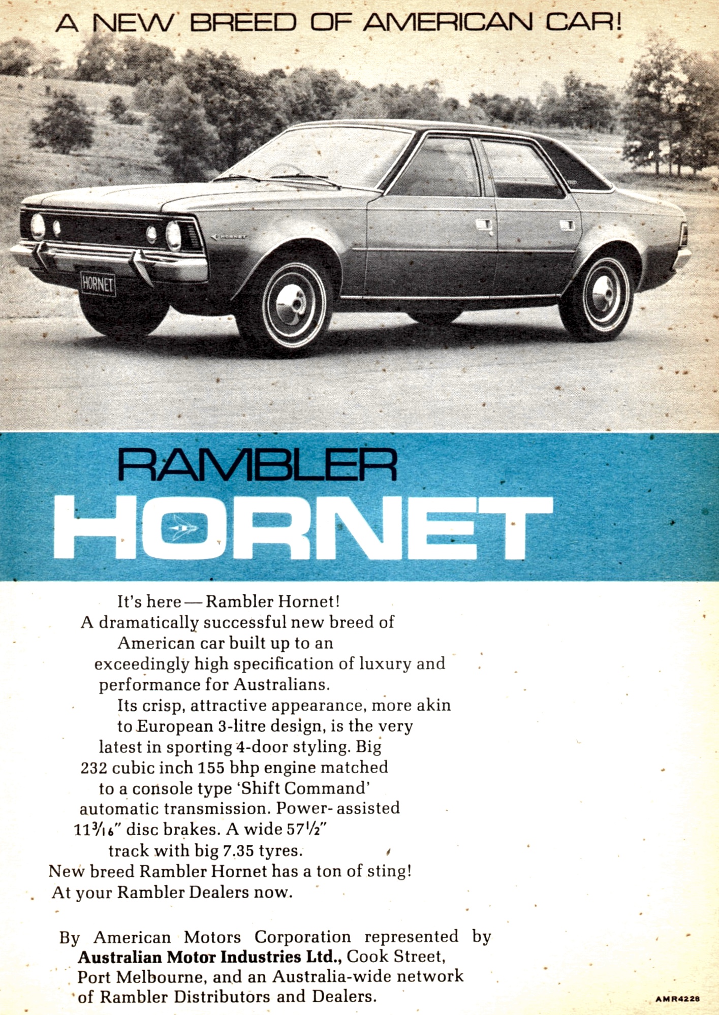 1970 Rambler Hornet SST AMC AMI